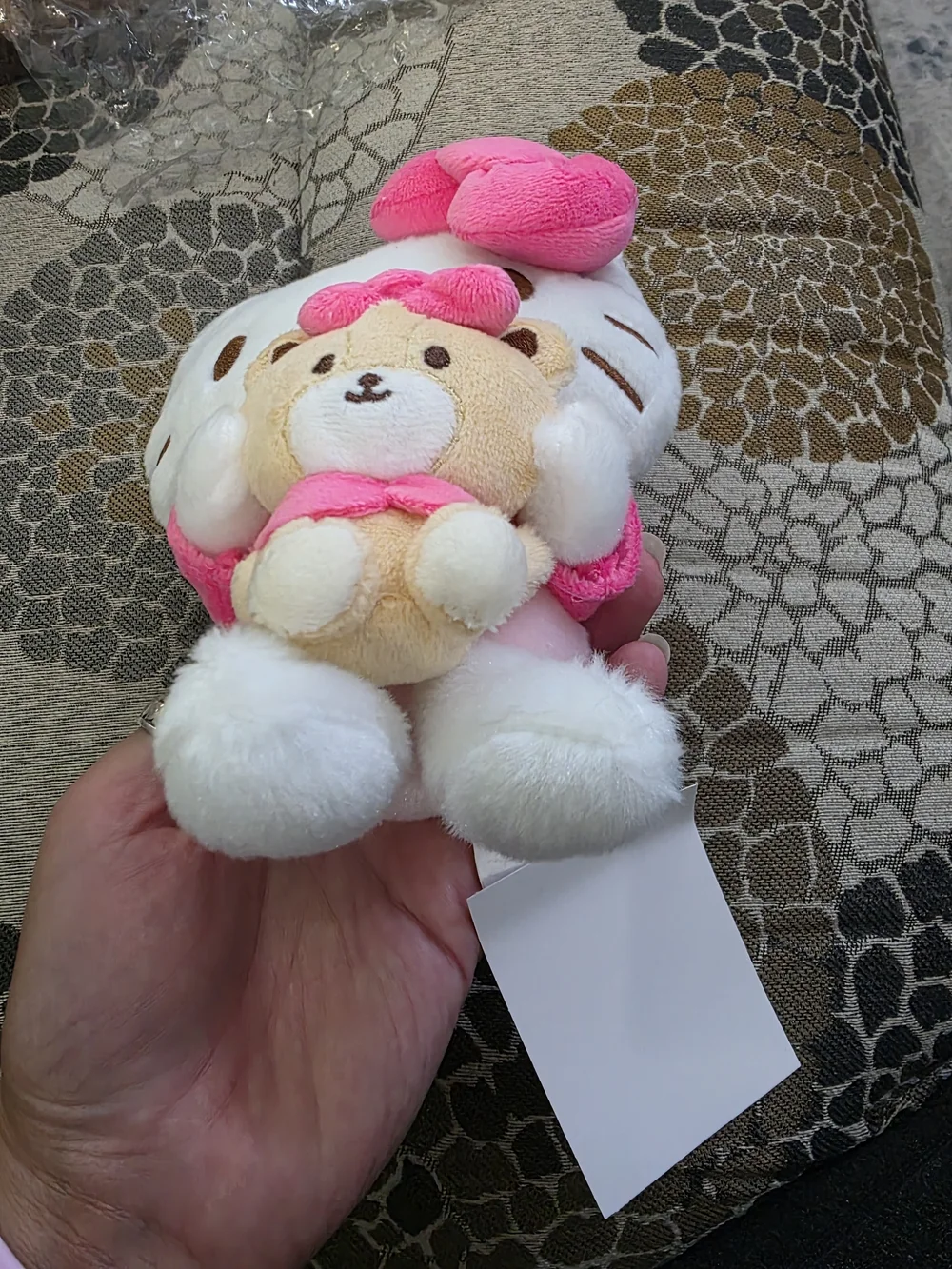 Hello Kitty Plush with Pink Bow & Teddy